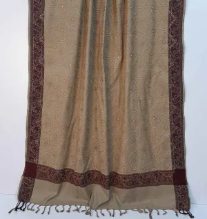 Embroided Winter Shawl - Large - ZSH06