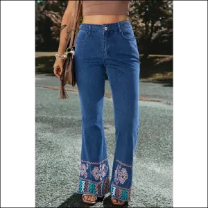 Embroidered Bootcut Jeans: your New Ass-ets for Sass-tastic Style! 😂✨
