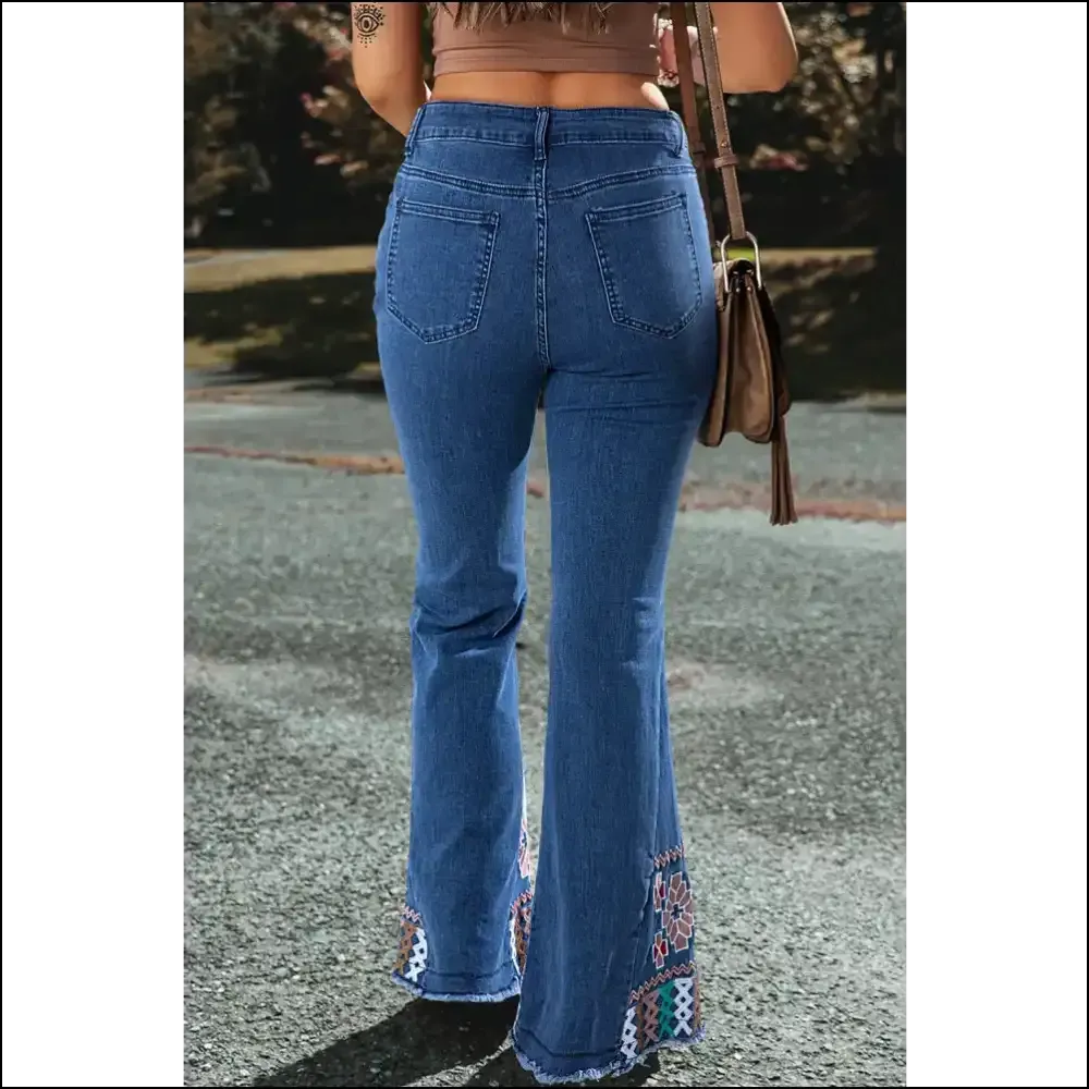 Embroidered Bootcut Jeans: your New Ass-ets for Sass-tastic Style! 😂✨