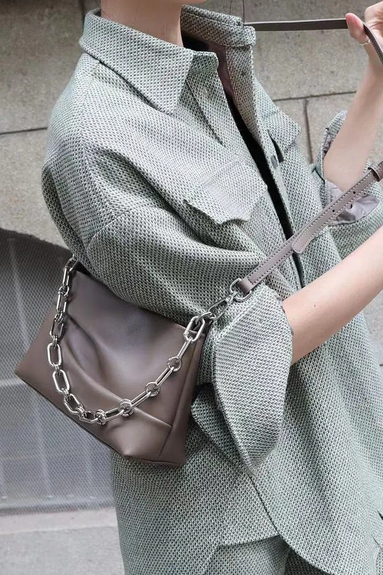 Esme Leather Shoulder Bag