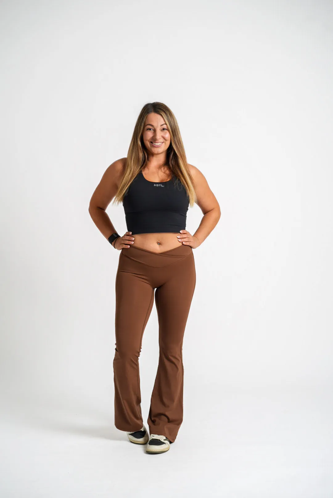 Evolve Crossover Flared Leggings