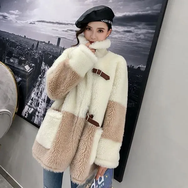 Fashion Noble Mid-length Women's Down Jacket Winter Plus Down Plus Down Thickening Warm White Duck Down Down Jacket