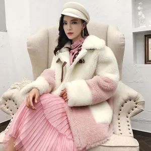 Fashion Noble Mid-length Women's Down Jacket Winter Plus Down Plus Down Thickening Warm White Duck Down Down Jacket