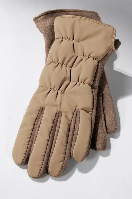 Faux Suede Gloves-FINAL SALE