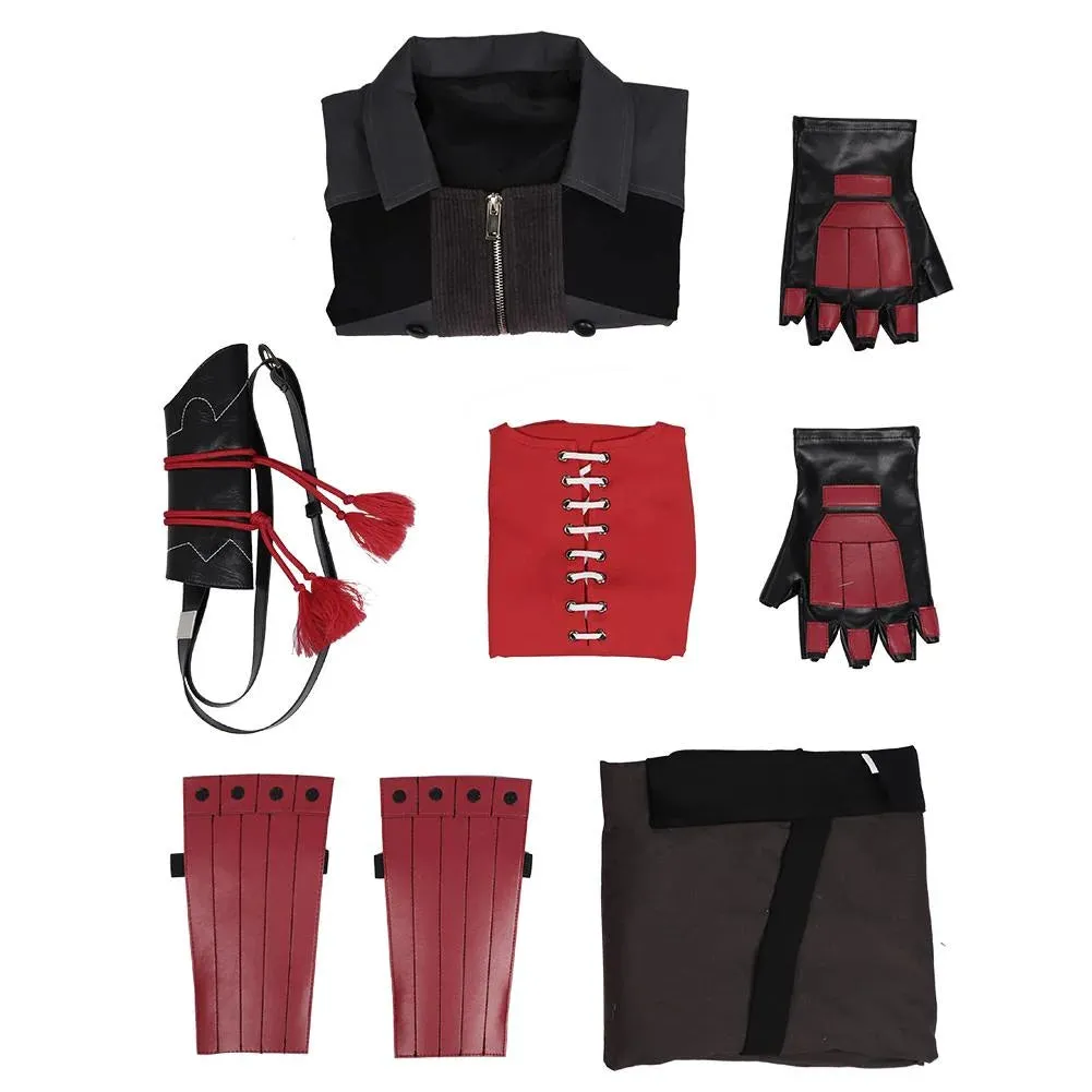FFVII Remake Intergrade Sonon Kusakabe Skirt Outfits Halloween Suit Cosplay Costume