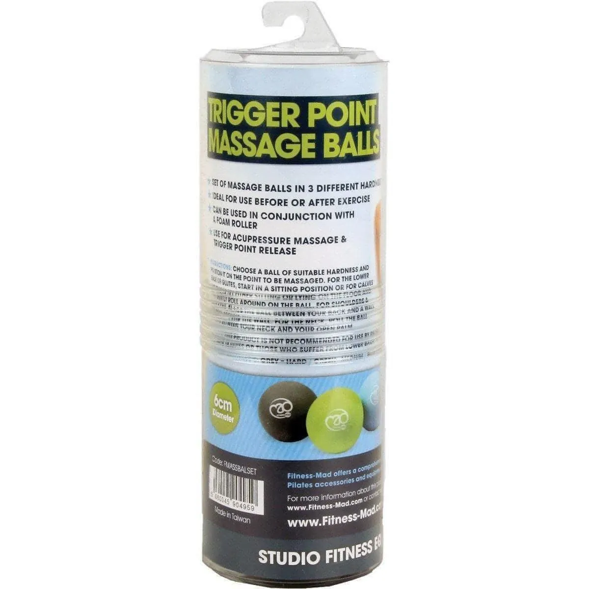 Fitness Mad Trigger Point Massage Ball Set - Multi
