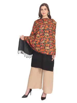 Floral Wool Shawl