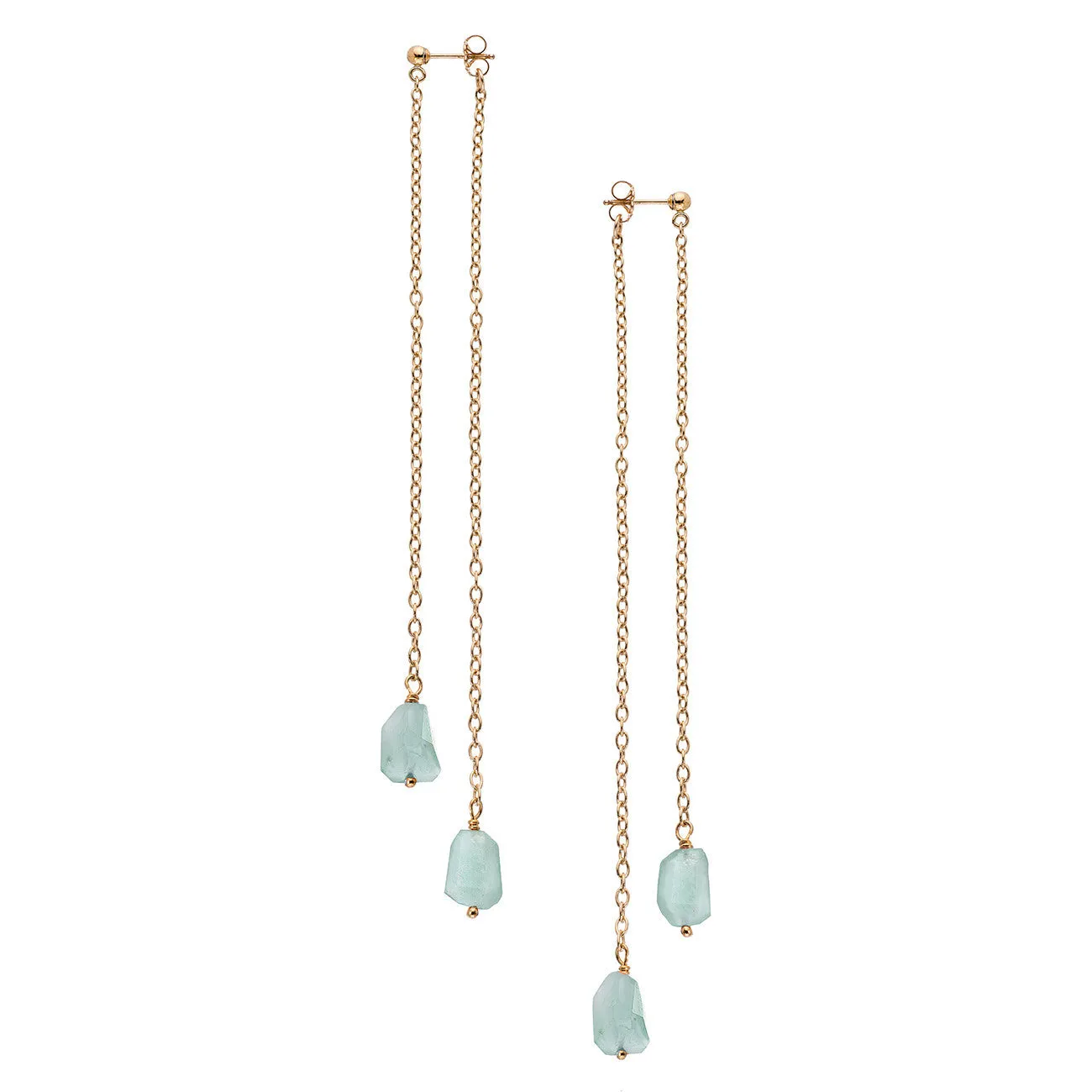 Free Form Nugget Duster Earrings