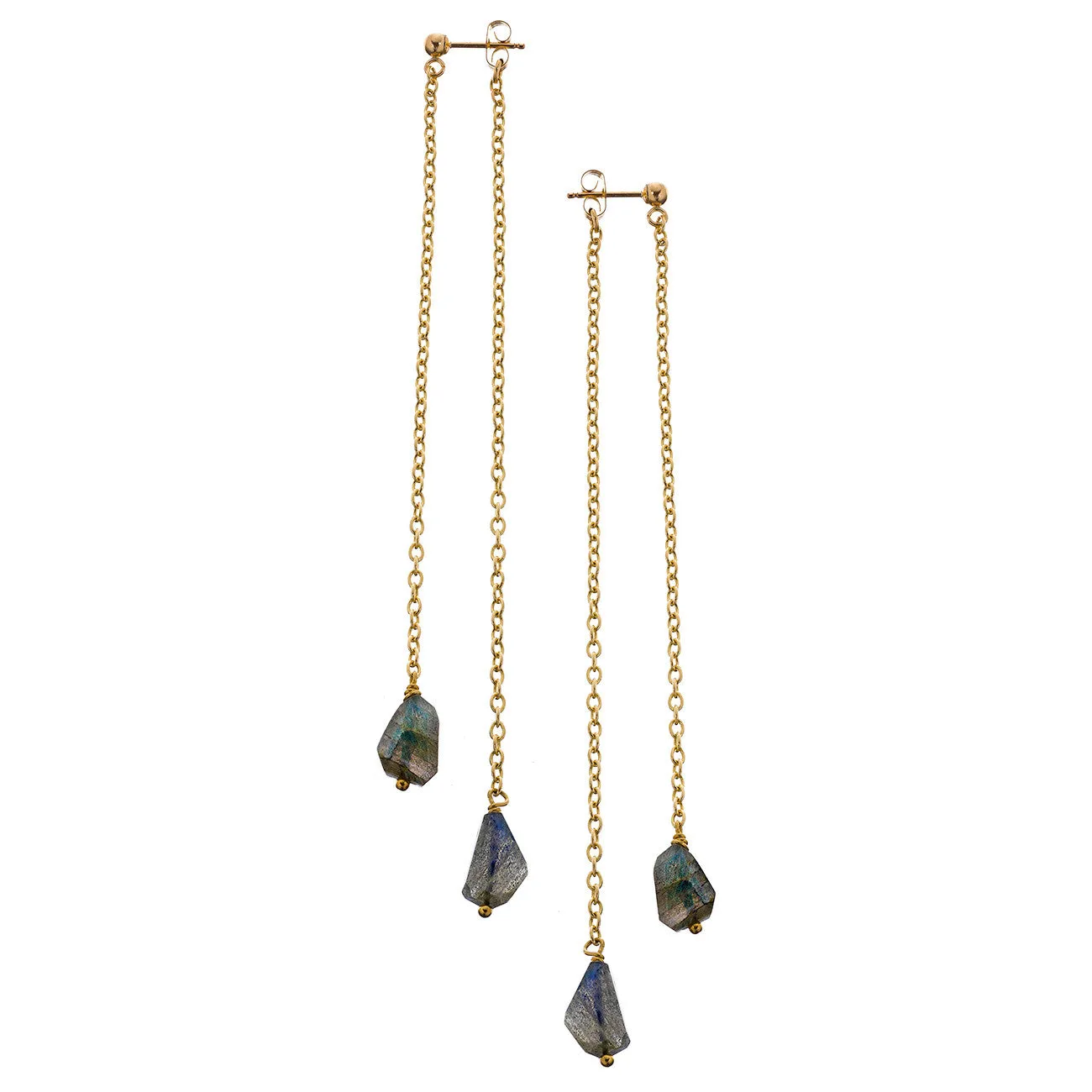 Free Form Nugget Duster Earrings