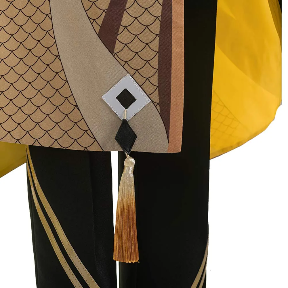 Game Genshin Impact Halloween Carnival Costume Zhongli Cosplay Costume Outfits