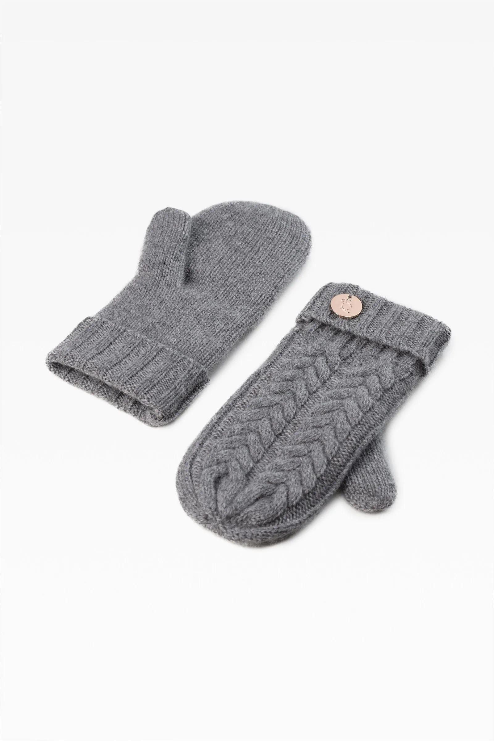 Georgie Cable Rib Mittens
