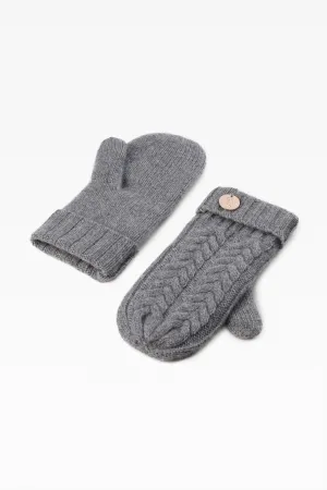 Georgie Cable Rib Mittens