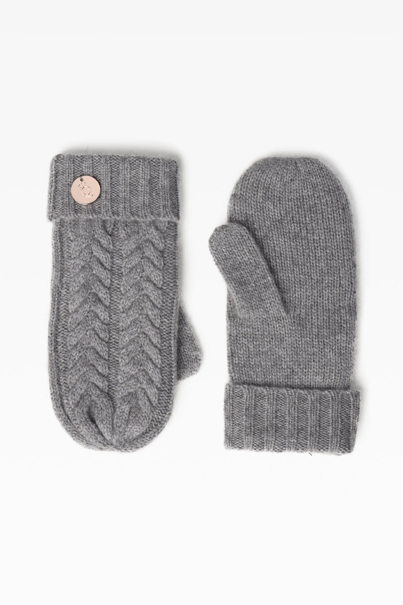 Georgie Cable Rib Mittens