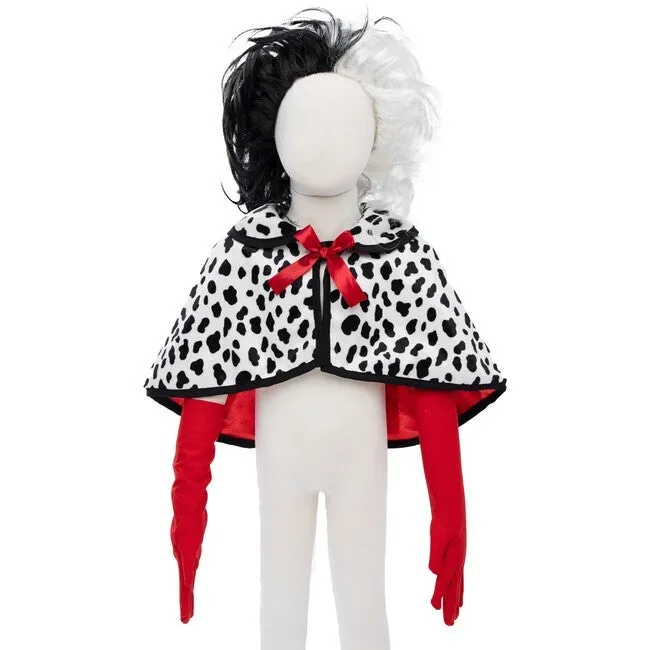 Great Pretenders Ella De Vil Cape, Gloves & Wig