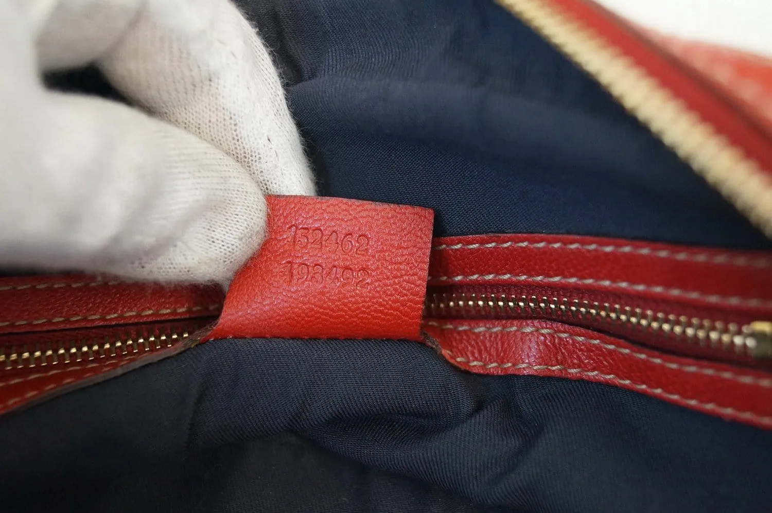 GUCCI Cruise Red Leather Chain Shoulder Bag