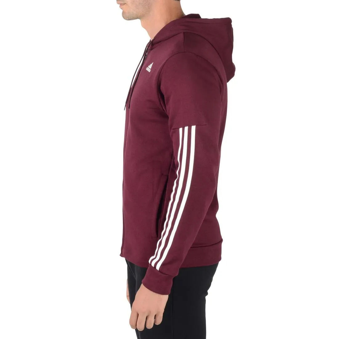 Gym Hooded Jacket - Burgundy