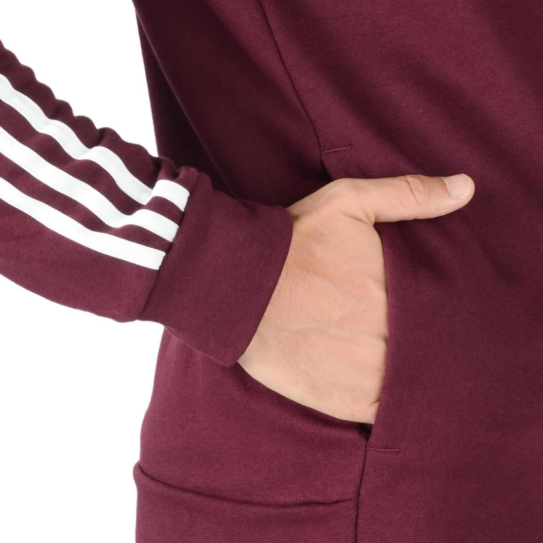 Gym Hooded Jacket - Burgundy