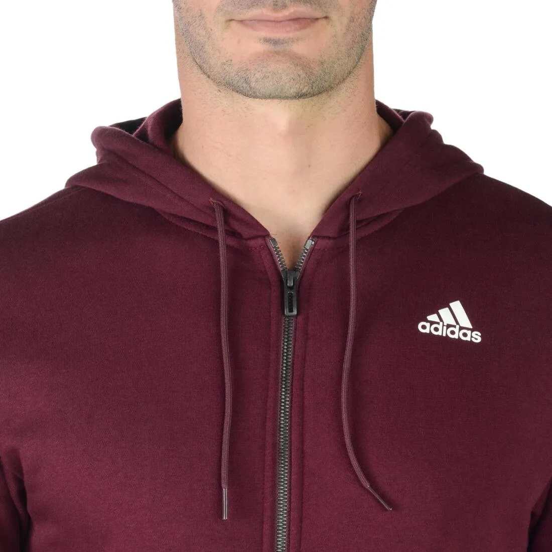 Gym Hooded Jacket - Burgundy