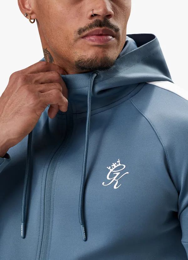 Gym King Core Poly Track Top Smoke Blue