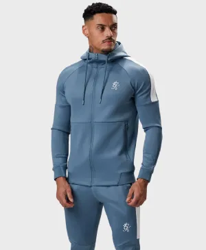 Gym King Core Poly Track Top Smoke Blue