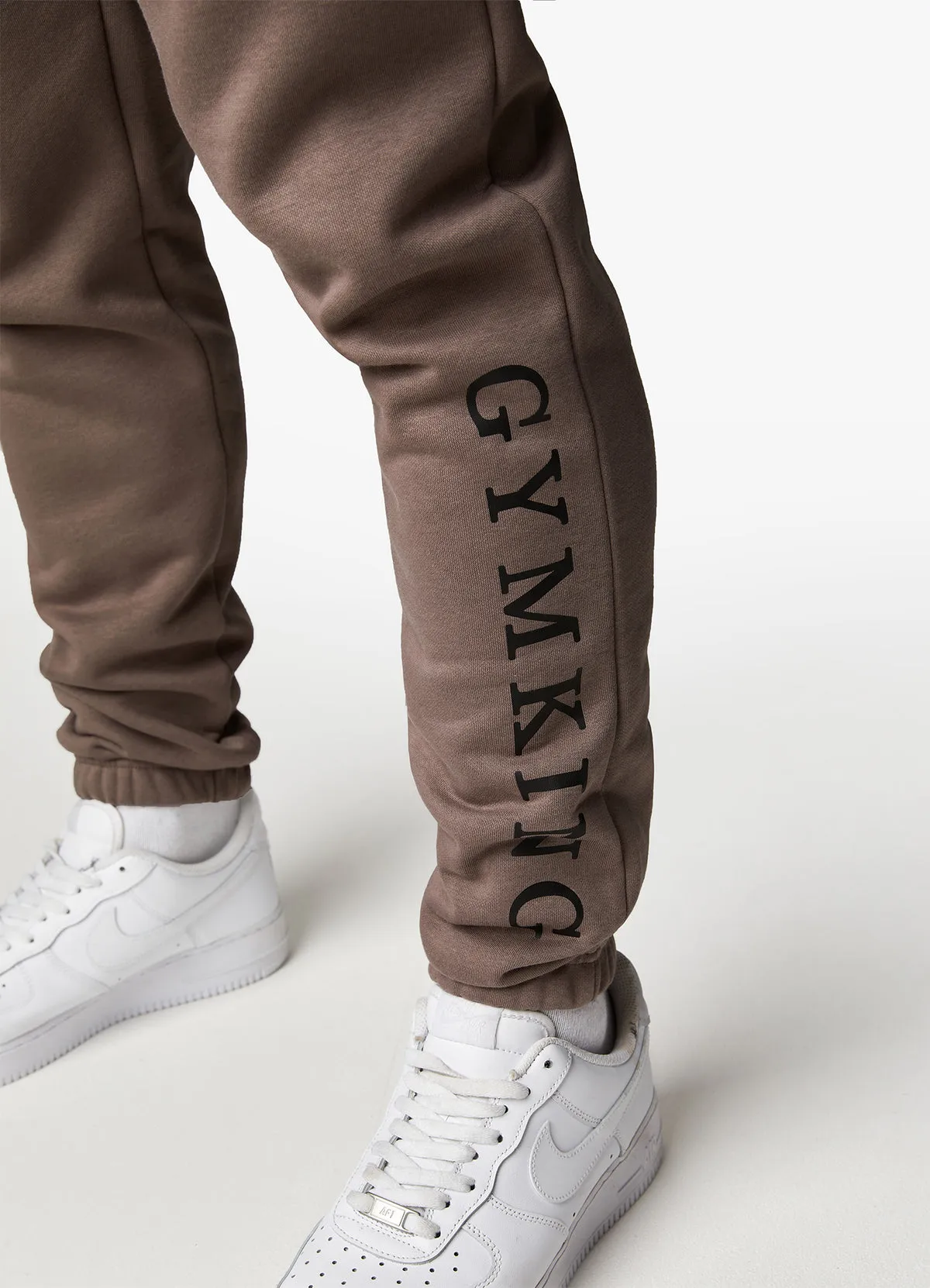 Gym King Covert Linear Logo Jogger Iron