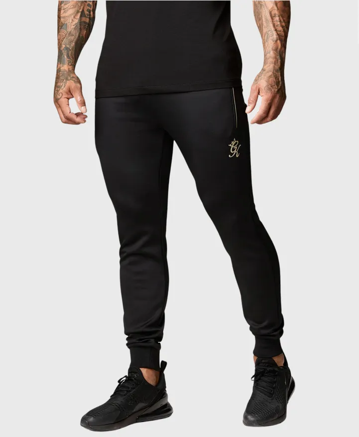 Gym King Poly Jogger Black/Gold