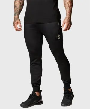 Gym King Poly Jogger Black/Gold