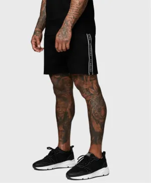 Gym King Signature Taped Shorts Black