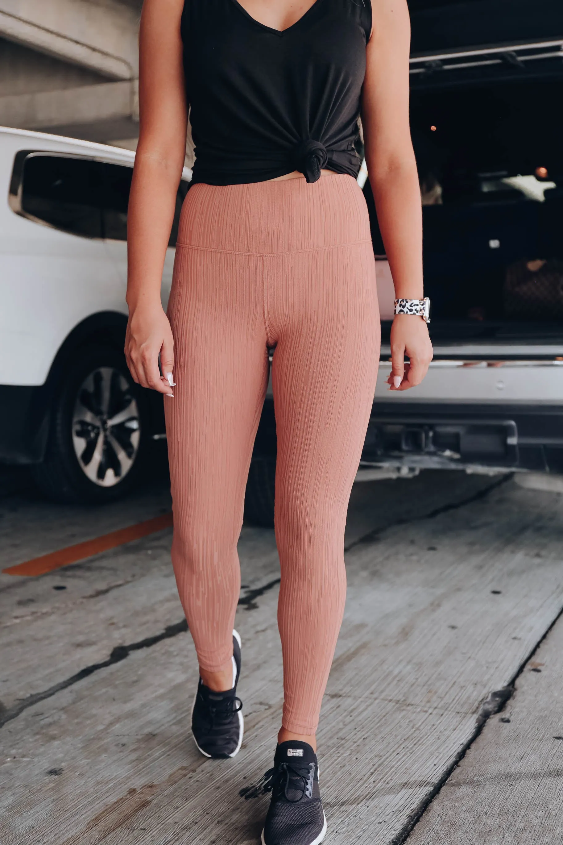 Gym Time Textured Leggings