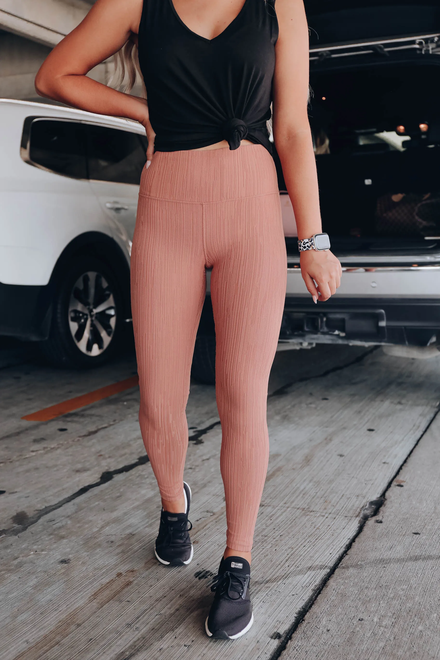 Gym Time Textured Leggings