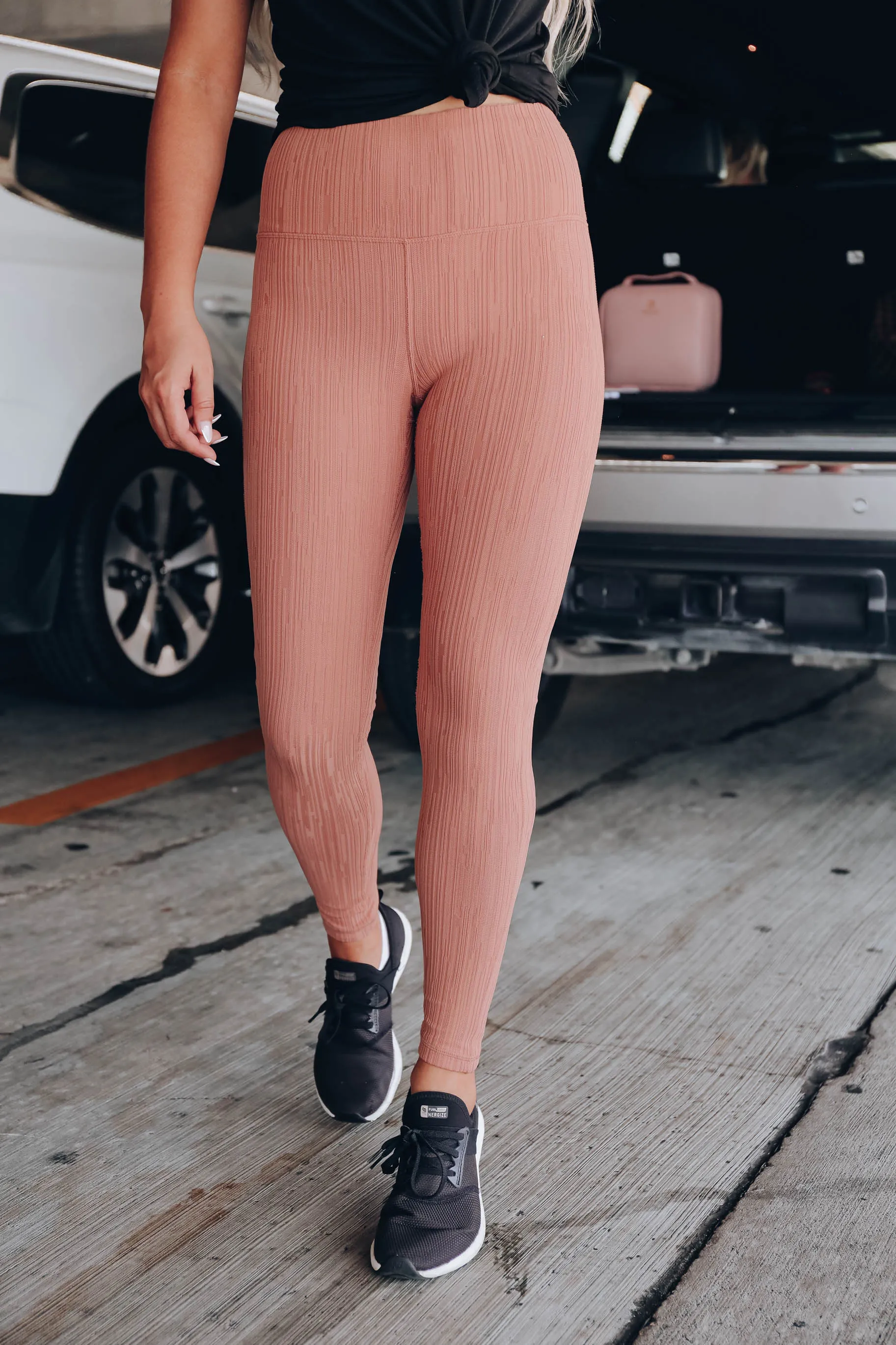 Gym Time Textured Leggings