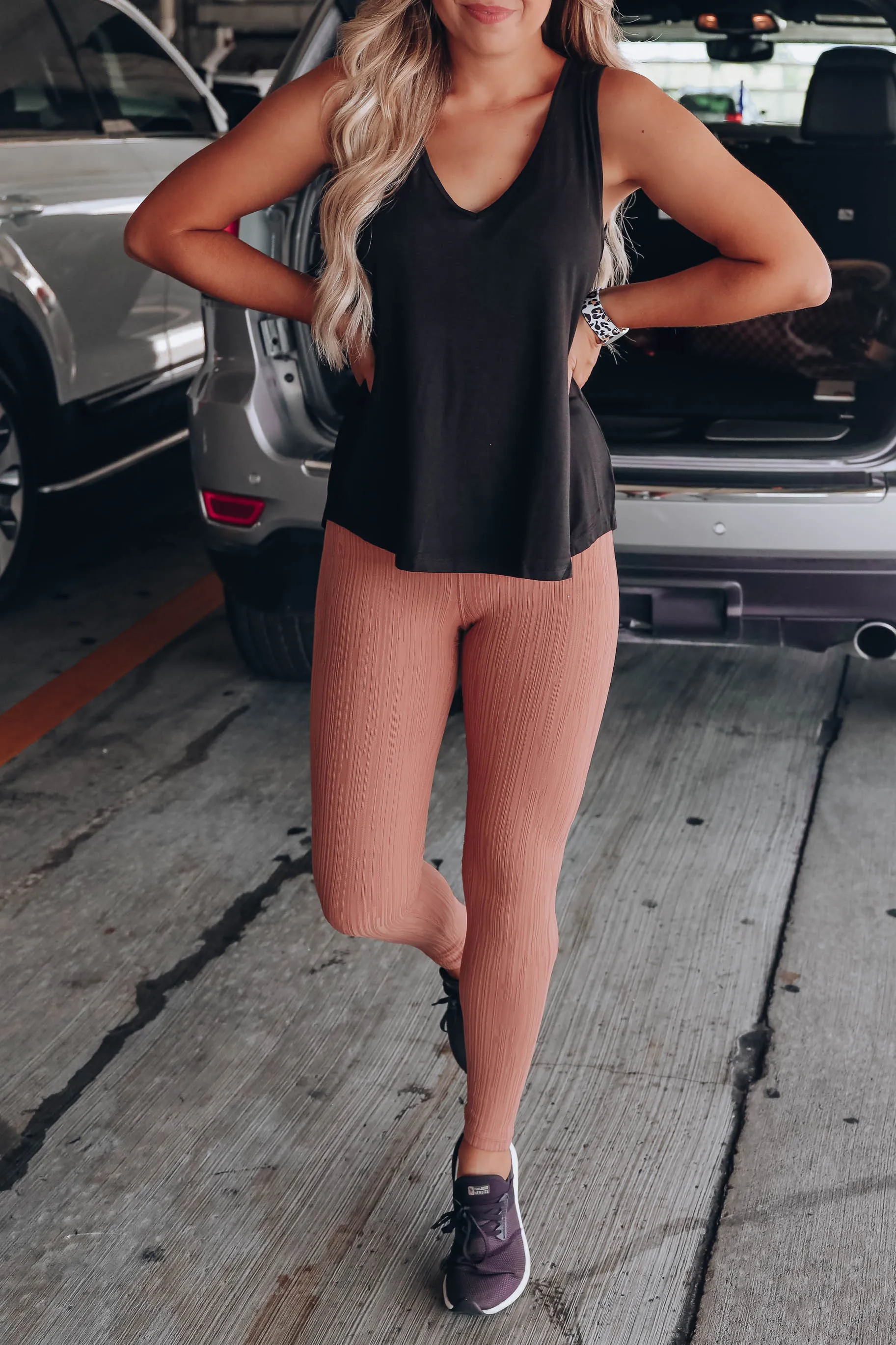 Gym Time Textured Leggings