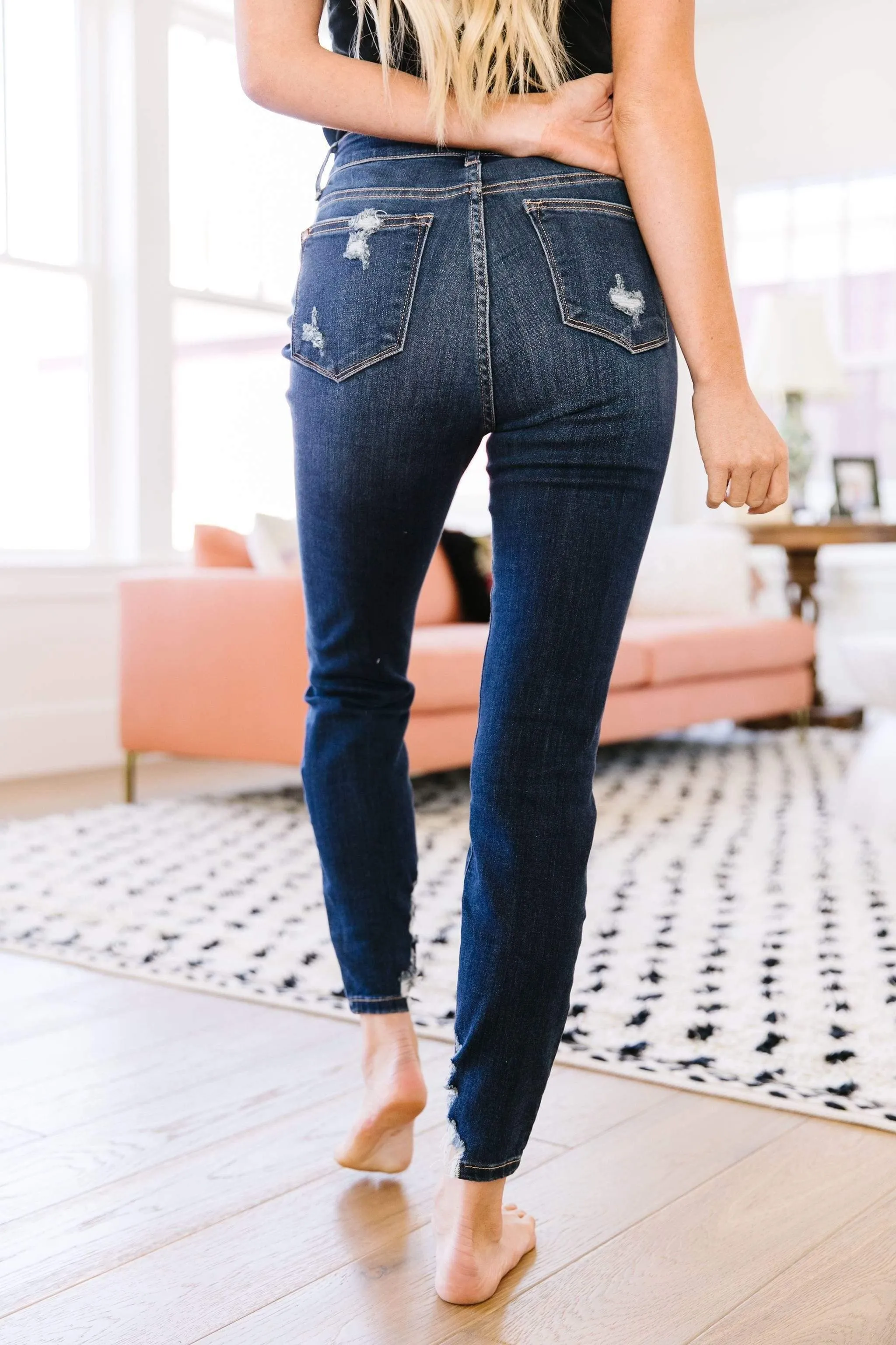 Hazel Blues® | Double Down Destroyed Jeans