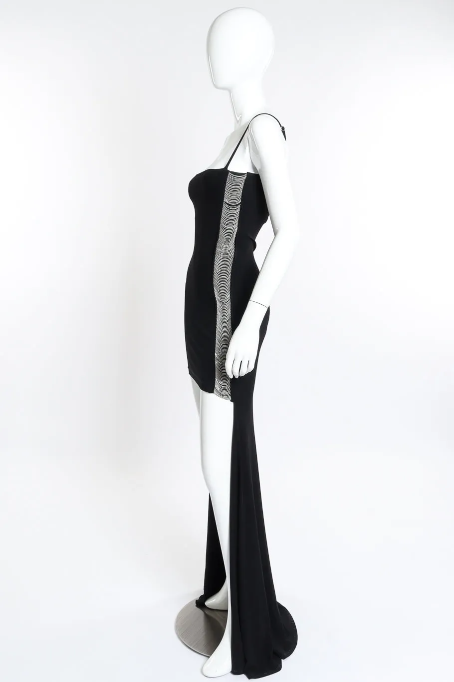 High Low Side Chain Dress