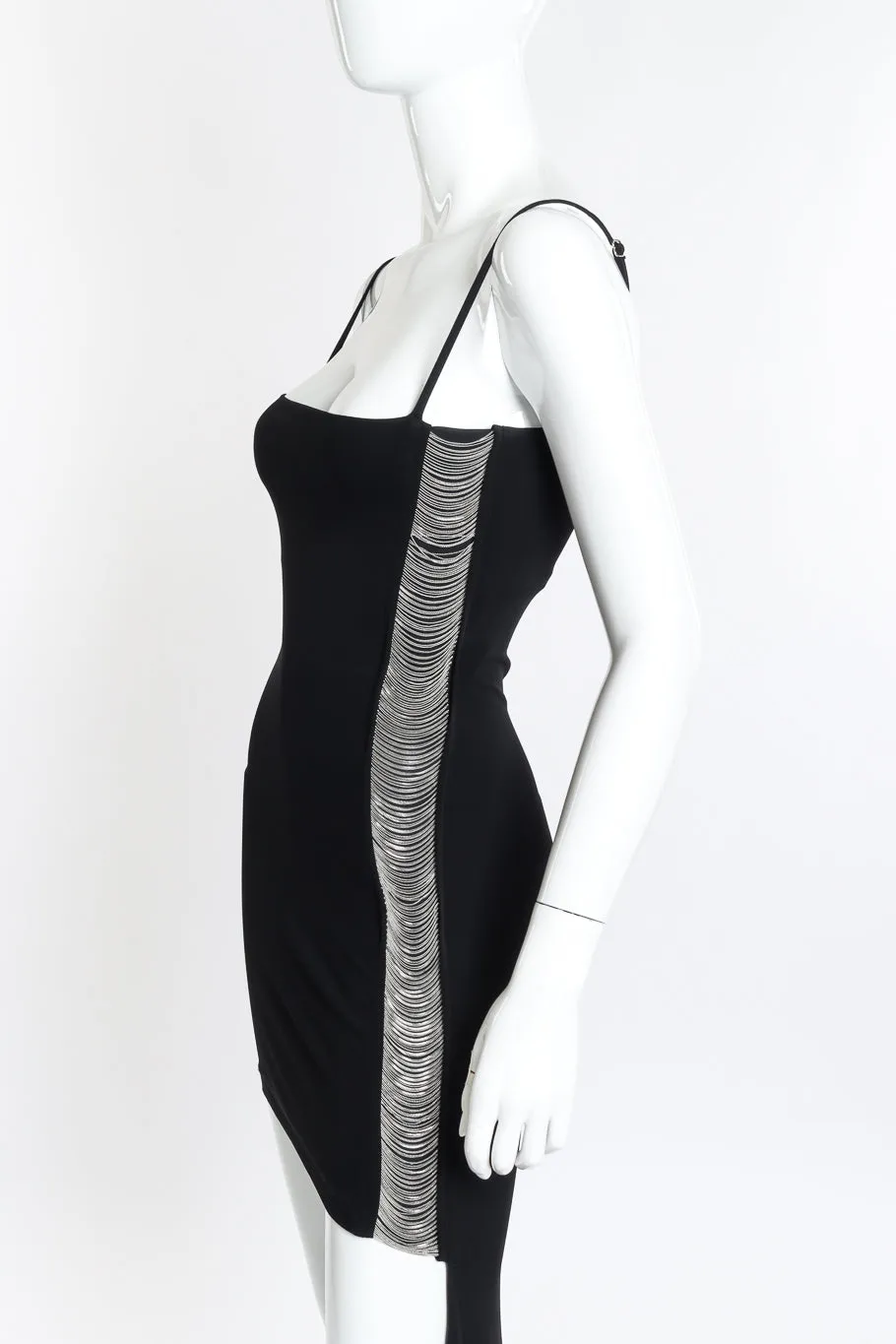 High Low Side Chain Dress