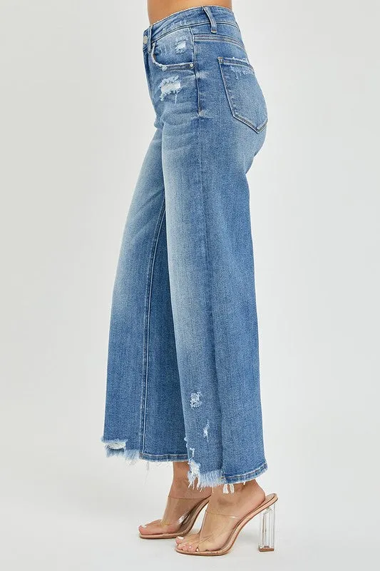 HIGH RISE CROP JEANS