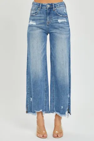 HIGH RISE CROP JEANS