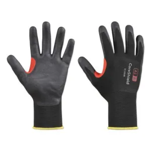 Honeywell CoreShield™ A1/A Coated Cut Resistant Gloves, 6/XS, Nylon, Nitrile Micro-Foam, 15 ga, Black, 21-1515B/6XS