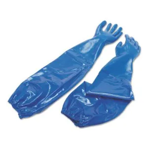 Honeywell Nitri-Knit™ Supported Nitrile Gloves, Elastic Cuff, Interlock Lined, 9, Blue, NK803ES/9