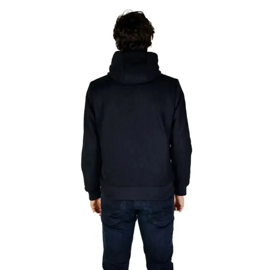 Hydra Clothing Black Turtleneck Jacket for Men