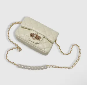 Ivory Quilted Purse
