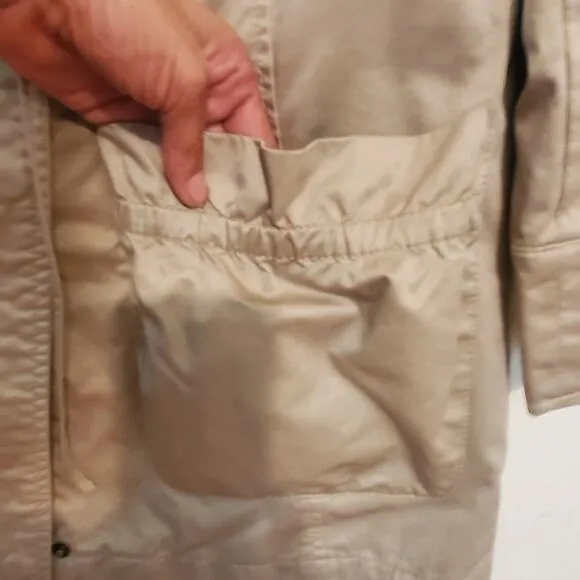 J. Jill khaki zip up jacket. Size S