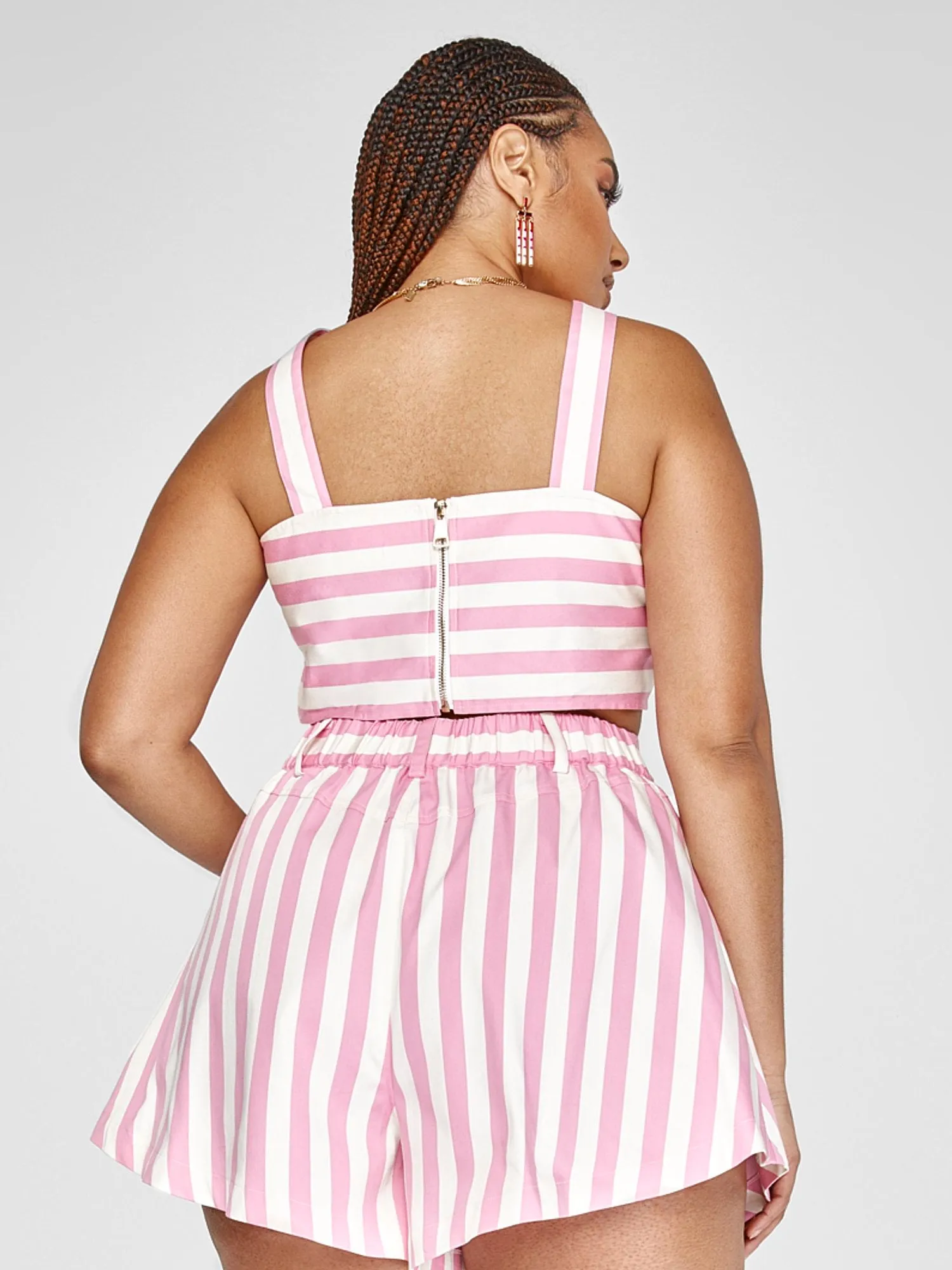 Jamila Stripe Linen Tank Top  - Garnerstyle x FTF