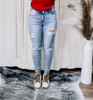 JB Tall Destroyed Skinny Jeans