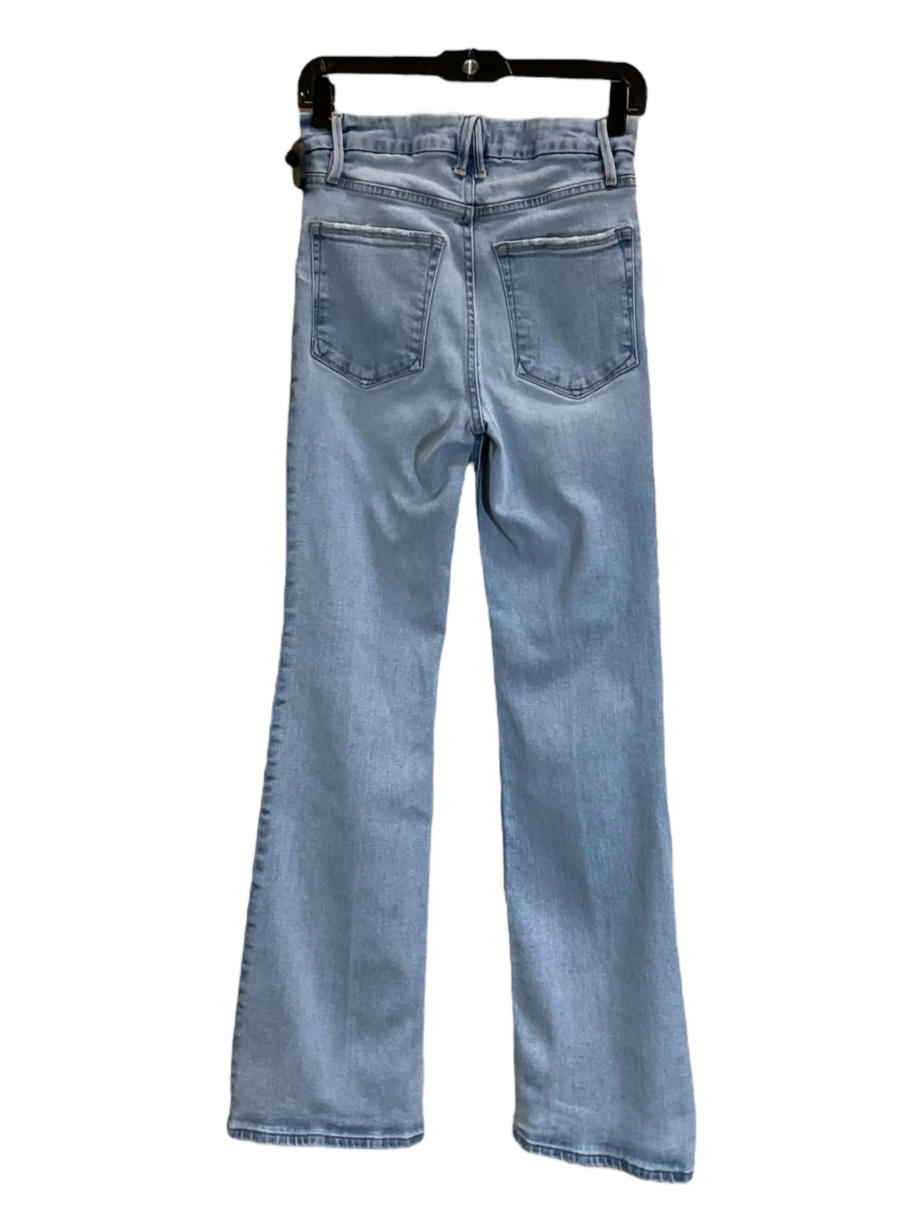 Jeans Boot Cut By Good American In Blue Denim, Size: 4
