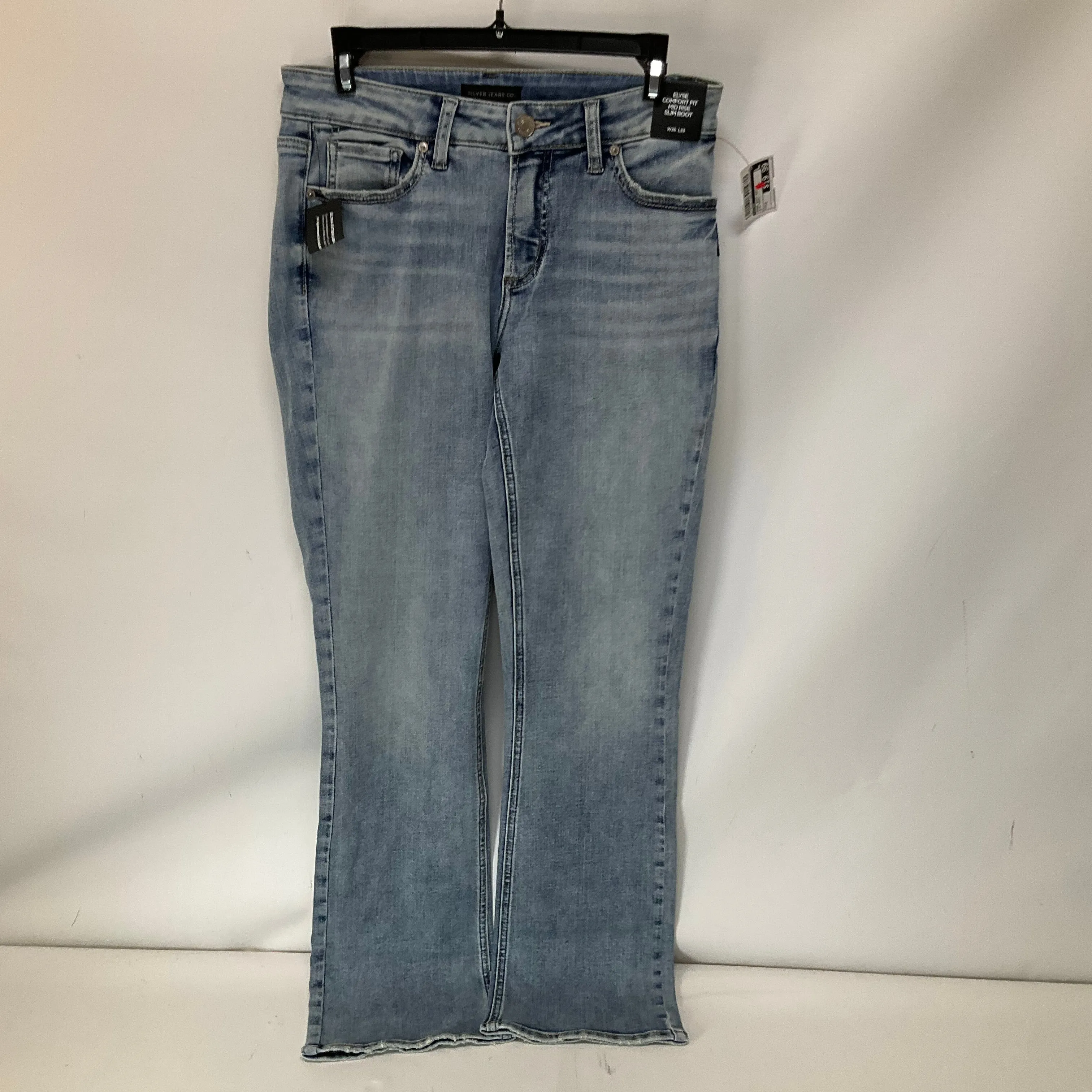 Jeans Boot Cut By Silver In Blue Denim, Size: 2