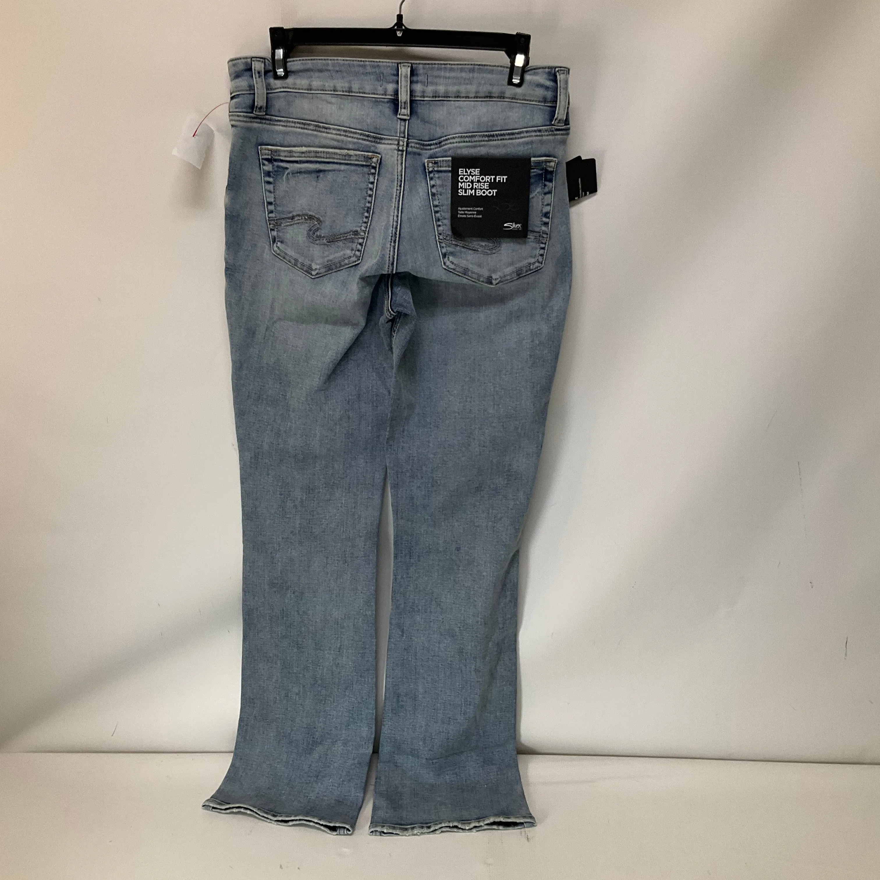 Jeans Boot Cut By Silver In Blue Denim, Size: 2