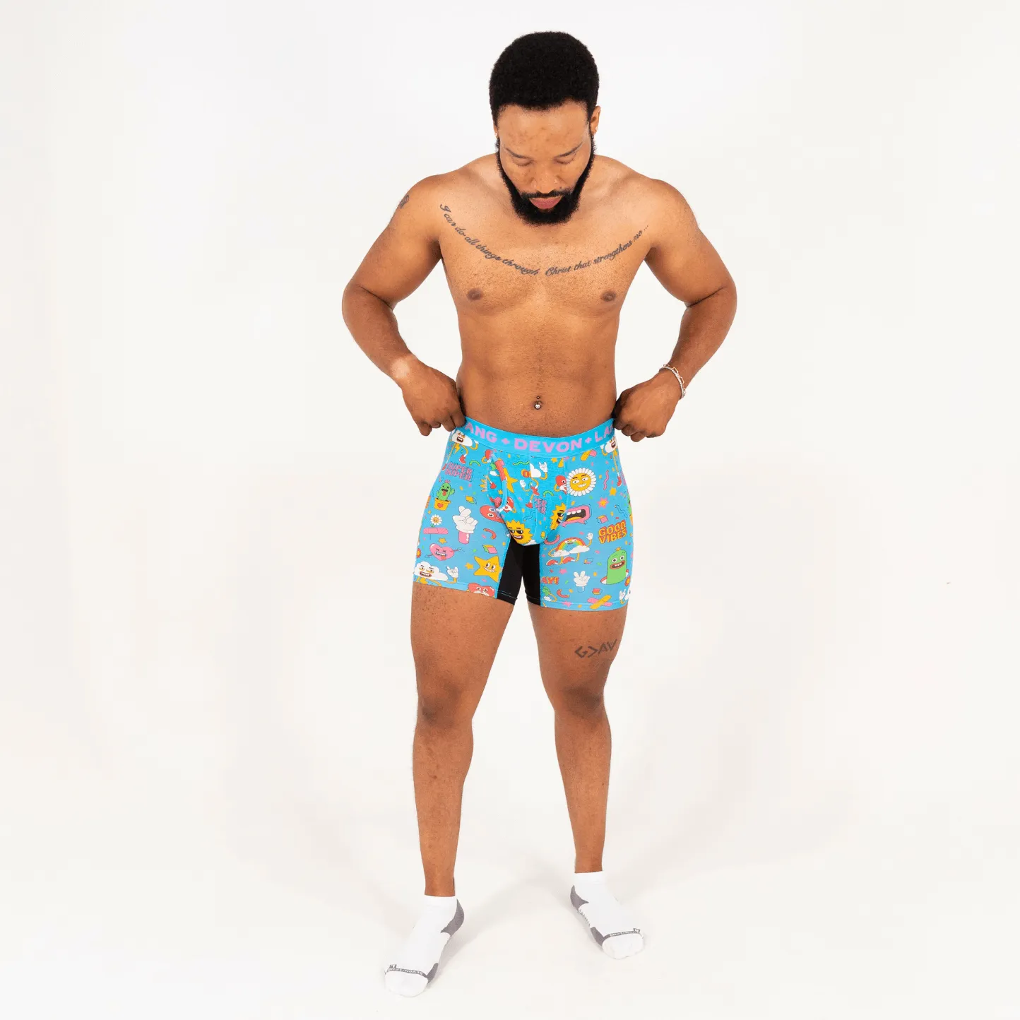 Journey Boxer Brief - Multi-Packs - Cartoons/Puglie/Pacific Blue