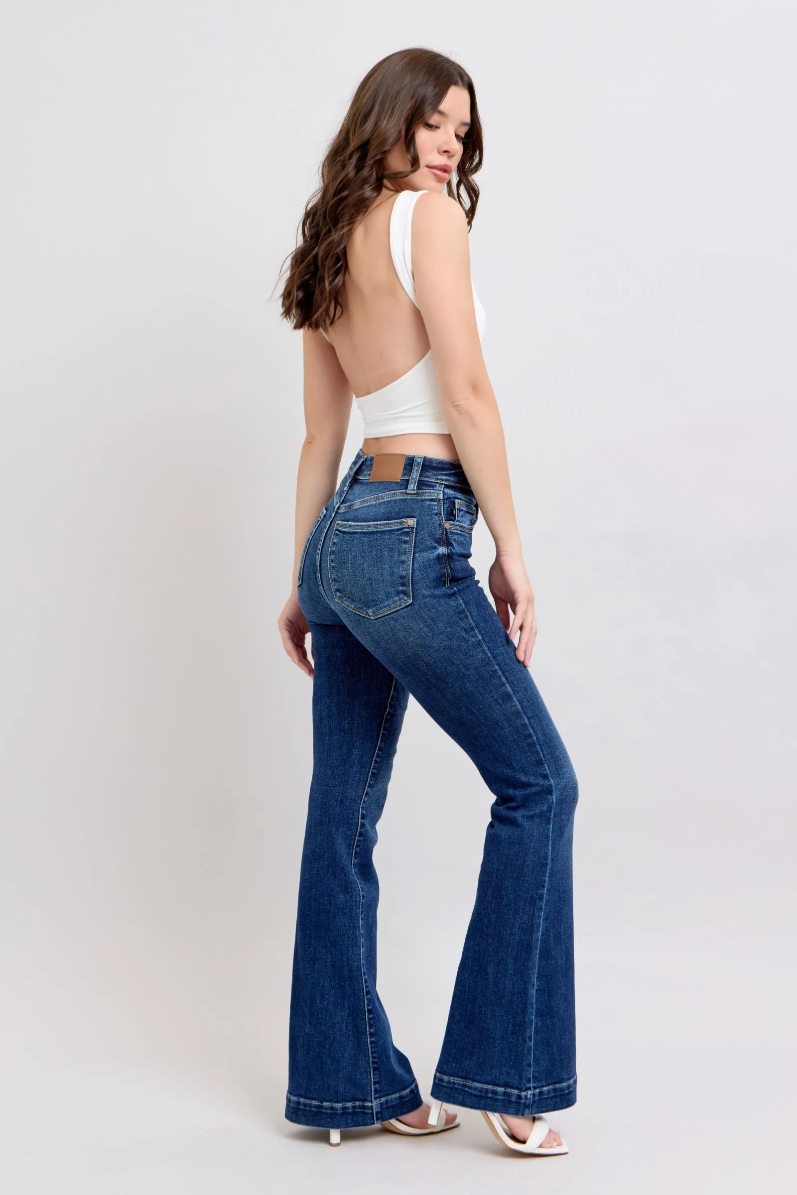 Judy Blue High Waist Trouser Flare