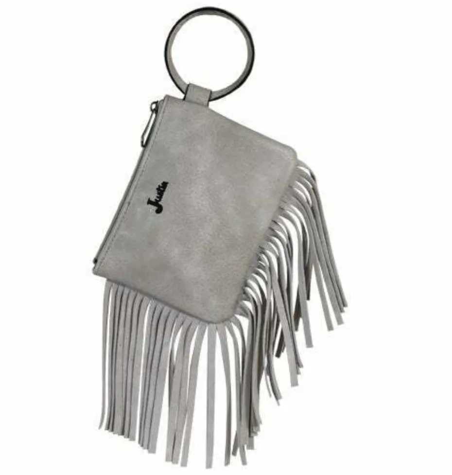 Justin's Bangle Wristlet Silver Wash